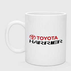Кружка керамическая Toyota Harrier, цвет: белый
