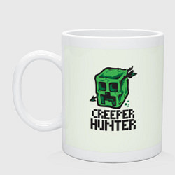 Кружка керамическая Creeper hunter, цвет: фосфор
