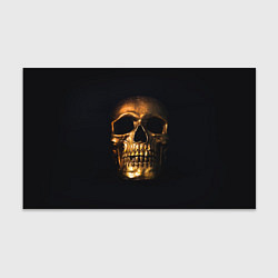 Бумага для упаковки Golden Skull, цвет: 3D-принт
