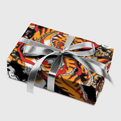 Бумага для упаковки Самурайский тигр, цвет: 3D-принт — фото 2