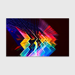 Бумага для упаковки Цифровая радуга, цвет: 3D-принт