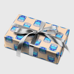 Бумага для упаковки Сгущенка паттерн, цвет: 3D-принт — фото 2