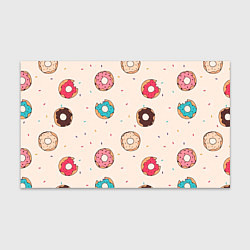 Бумага для упаковки Кусанные пончики, цвет: 3D-принт