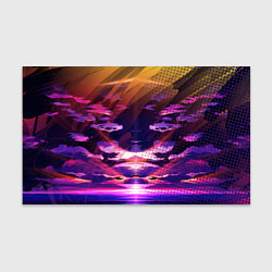 Бумага для упаковки Закат Облака