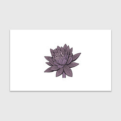 Бумага для упаковки Цветок лотоса фиолетовый, цвет: 3D-принт
