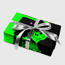 Бумага для упаковки Любовь Эндермена и Крипера Майнкрафт, цвет: 3D-принт — фото 2