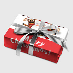 Бумага для упаковки Санта с 2 Оленями, цвет: 3D-принт — фото 2
