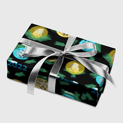 Бумага для упаковки Новогодний принт с тиграми, цвет: 3D-принт — фото 2