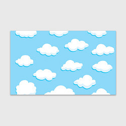 Бумага для упаковки Белые облака, цвет: 3D-принт