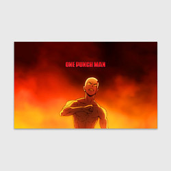 Бумага для упаковки Сайтама в огне One Punch-Man, цвет: 3D-принт