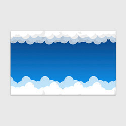Бумага для упаковки Полёт в облаках, цвет: 3D-принт
