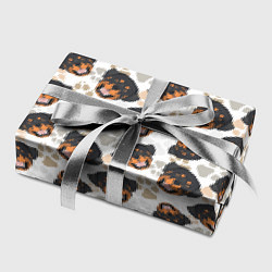 Бумага для упаковки Собака Ротвейлер Rottweiler, цвет: 3D-принт — фото 2