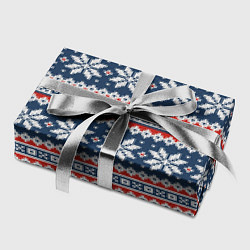 Бумага для упаковки Knitted Christmas Pattern, цвет: 3D-принт — фото 2