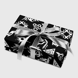 Бумага для упаковки EXO BAND SYMBOL PATTERN WHITE K-POP, цвет: 3D-принт — фото 2