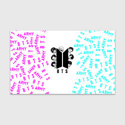 Бумага для упаковки B T S Логотип в цвете, цвет: 3D-принт