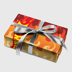 Бумага для упаковки Hot Wheels Fire 2D, цвет: 3D-принт — фото 2