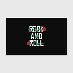 Бумага для упаковки ROCK AND ROLL розы, цвет: 3D-принт