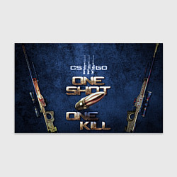 Бумага для упаковки One Shot One Kill CS GO, цвет: 3D-принт