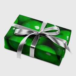 Бумага для упаковки Крупный зеленый горошек, цвет: 3D-принт — фото 2