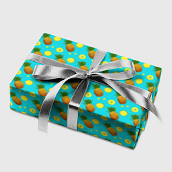 Бумага для упаковки Много ананасов, цвет: 3D-принт — фото 2