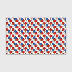 Бумага для упаковки Настольный теннис ракетки, цвет: 3D-принт