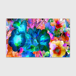Бумага для упаковки Красочный цветочный паттерн, цвет: 3D-принт