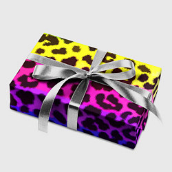 Бумага для упаковки Leopard Pattern Neon, цвет: 3D-принт — фото 2