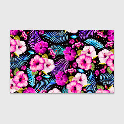 Бумага для упаковки Floral pattern Summer night Fashion trend, цвет: 3D-принт