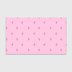 Бумага для упаковки Фламинго на розовом фоне, цвет: 3D-принт