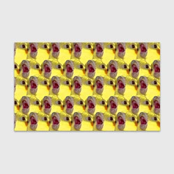 Бумага для упаковки Попугай Корелла Орёт Мем, цвет: 3D-принт