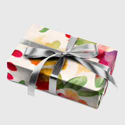 Бумага для упаковки Романтичные акварельные цветы, цвет: 3D-принт — фото 2