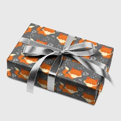 Бумага для упаковки Веселые лисички, цвет: 3D-принт — фото 2