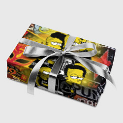 Бумага для упаковки Simpsons & Punks not dead! Motto!, цвет: 3D-принт — фото 2