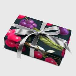Бумага для упаковки Ягодки нарисованные, цвет: 3D-принт — фото 2