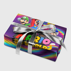 Бумага для упаковки Герои Super Mario 3D World - Nintendo, цвет: 3D-принт — фото 2