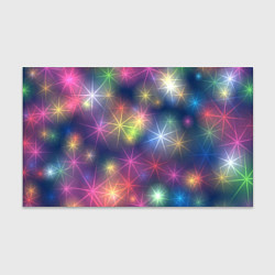 Бумага для упаковки Разноцветные неоновые блики, цвет: 3D-принт