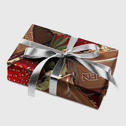 Бумага для упаковки Клубника и шоколад Рошен, цвет: 3D-принт — фото 2