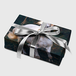 Бумага для упаковки Скачущая белая лошадь, цвет: 3D-принт — фото 2