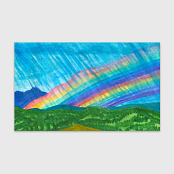 Бумага для упаковки Летний дождь радуга, цвет: 3D-принт