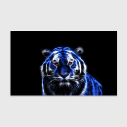 Бумага для упаковки Синий неоновый тигр, цвет: 3D-принт