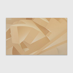 Бумага для упаковки Золотистые абстрактные геометрические фигуры, цвет: 3D-принт