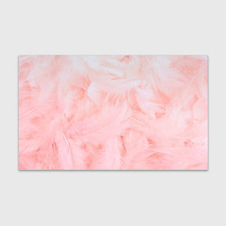 Бумага для упаковки Aesthetic visual art pink feathers, цвет: 3D-принт