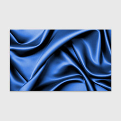 Бумага для упаковки Складки гладкой синей ткани, цвет: 3D-принт