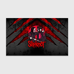 Бумага для упаковки Slipknot black and red, цвет: 3D-принт