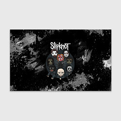 Бумага для упаковки Black slipknot, цвет: 3D-принт