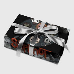Бумага для упаковки Slipknot объемные плиты black, цвет: 3D-принт — фото 2