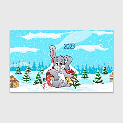 Бумага для упаковки Кролик 2023 новый год, цвет: 3D-принт
