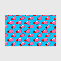 Бумага для упаковки Губы с жвачкой, цвет: 3D-принт