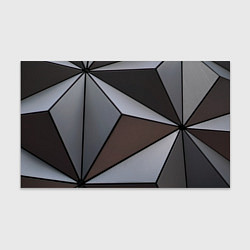 Бумага для упаковки Металлическая геометрическая броня, цвет: 3D-принт