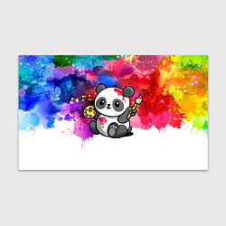 Бумага для упаковки Милый пандёныш - великий художник, цвет: 3D-принт